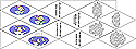 Thumbnail image of the Continental Drift Hexaflexagon template